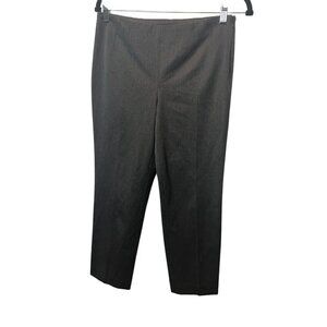 Talbots Gray Straight Leg Trousers Pants Size 4P Petite H19